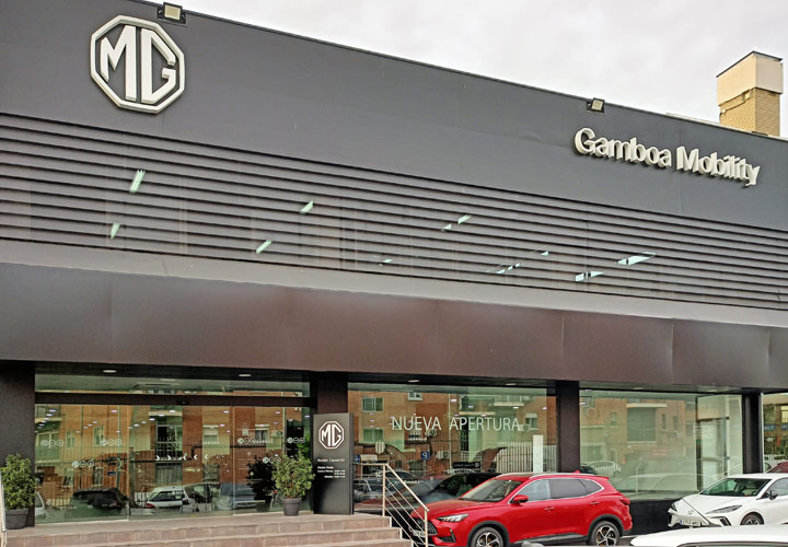 Concesionario MG Gamboa Mobility en Aguacate (Carabanchel) Madrid.